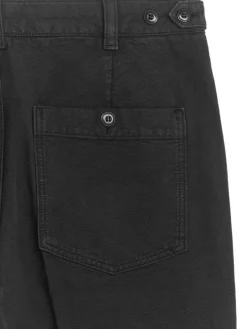 Cotton Canvas Utility Trousers