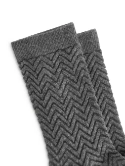 Cotton Chevron Socks