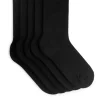 Cotton Rib Socks Set Of 5
