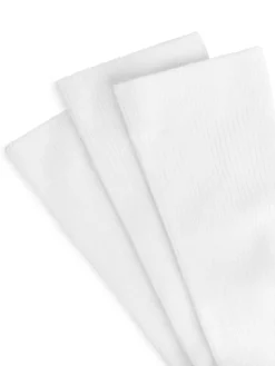 Cotton Rib Socks Set Of 3