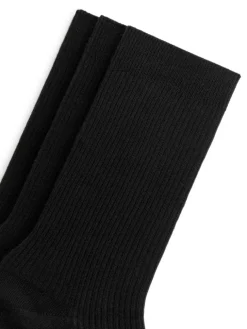 Cotton Rib Socks Set Of 3