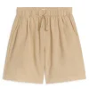 Cotton-Linen Shorts