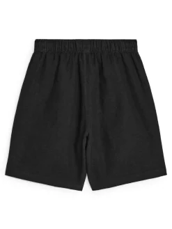 Cotton-Linen Shorts