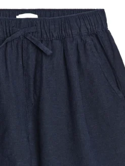 Cotton-Linen Shorts