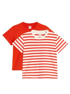 Crew-Neck T-Shirt Set Of 2