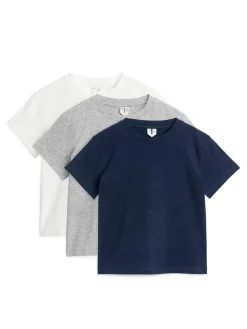 Crew-Neck T-Shirt Set Of 3