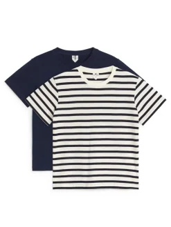 Crew-Neck T-Shirt Set Of 2