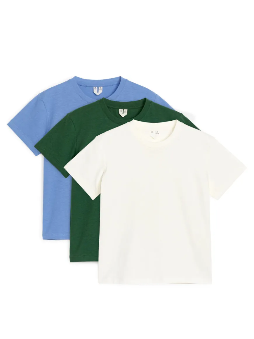 Crew-Neck T-Shirt Set Of 3