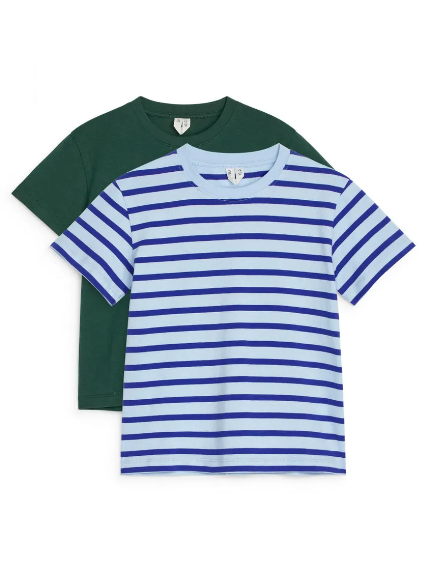 Crew-Neck T-Shirt Set Of 2