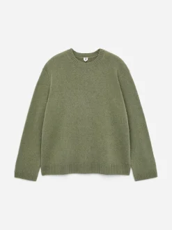 Crew-Neck Wool Jumper