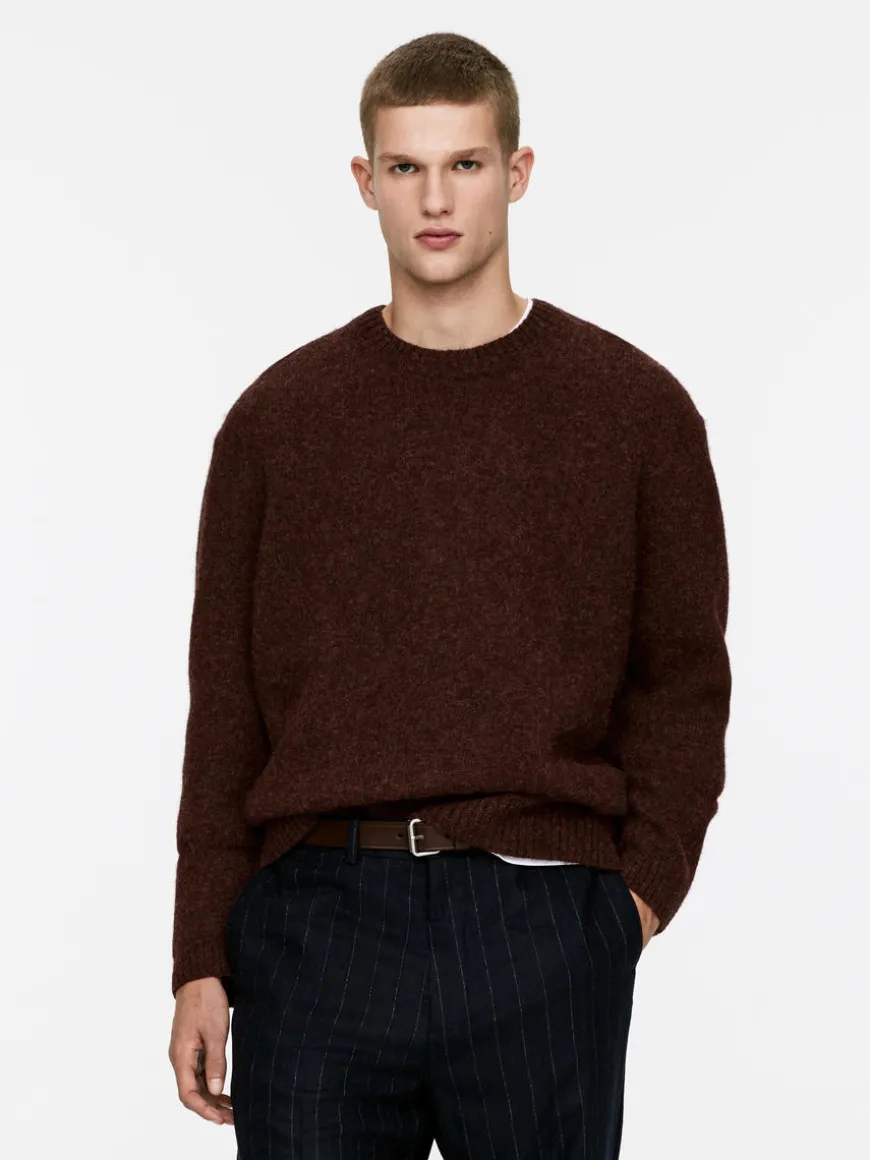Crew-Neck Wool Jumper