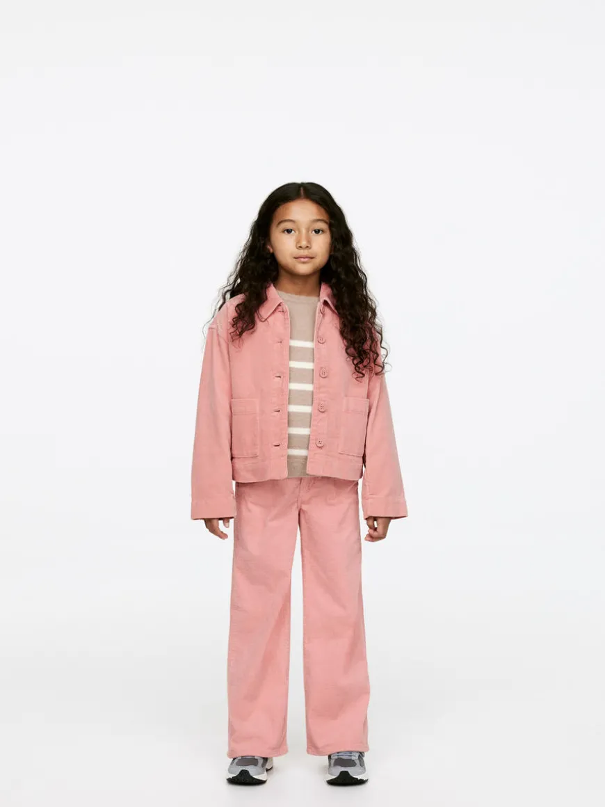 Cropped Corduroy Jacket