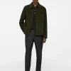 Cropped Tapered Wool Trousers