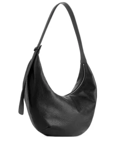 Curved Leather Bag