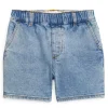 Denim Stretch Shorts