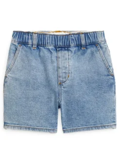 Denim Stretch Shorts