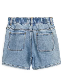 Denim Stretch Shorts
