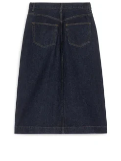Denim Wrap Skirt