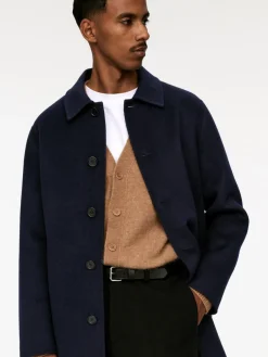 Double-Face Wool Blend Coat