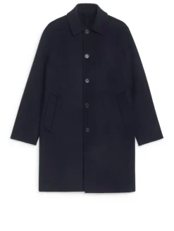 Double-Face Wool Blend Coat