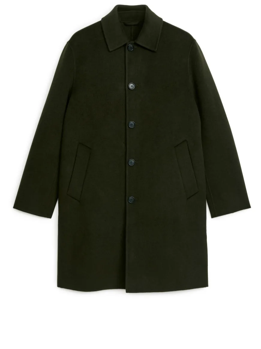 Double-Face Wool Blend Coat