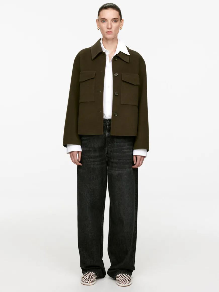 Double-Face Wool Overshirt