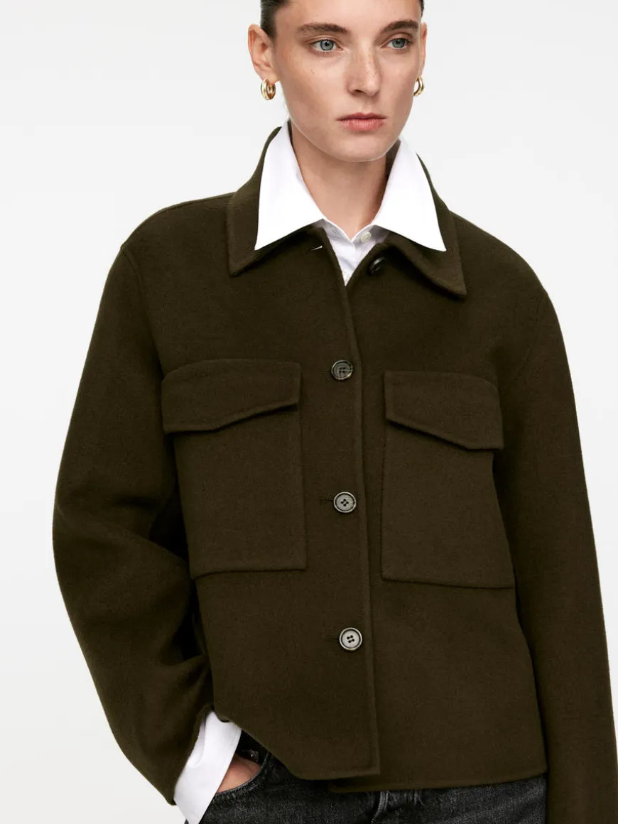 Double-Face Wool Overshirt