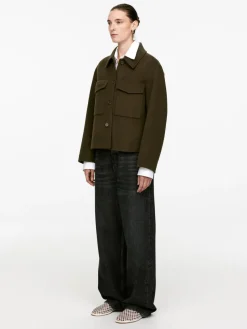 Double-Face Wool Overshirt