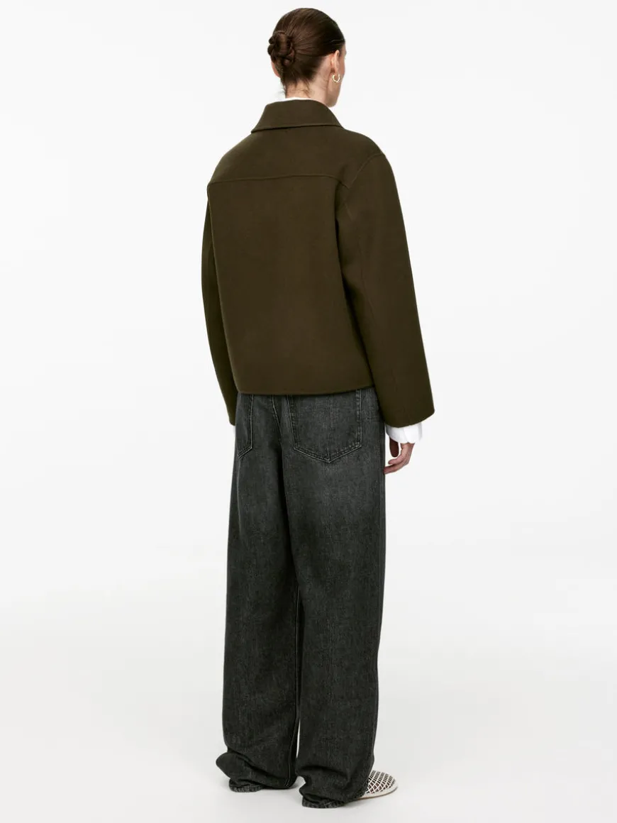 Double-Face Wool Overshirt