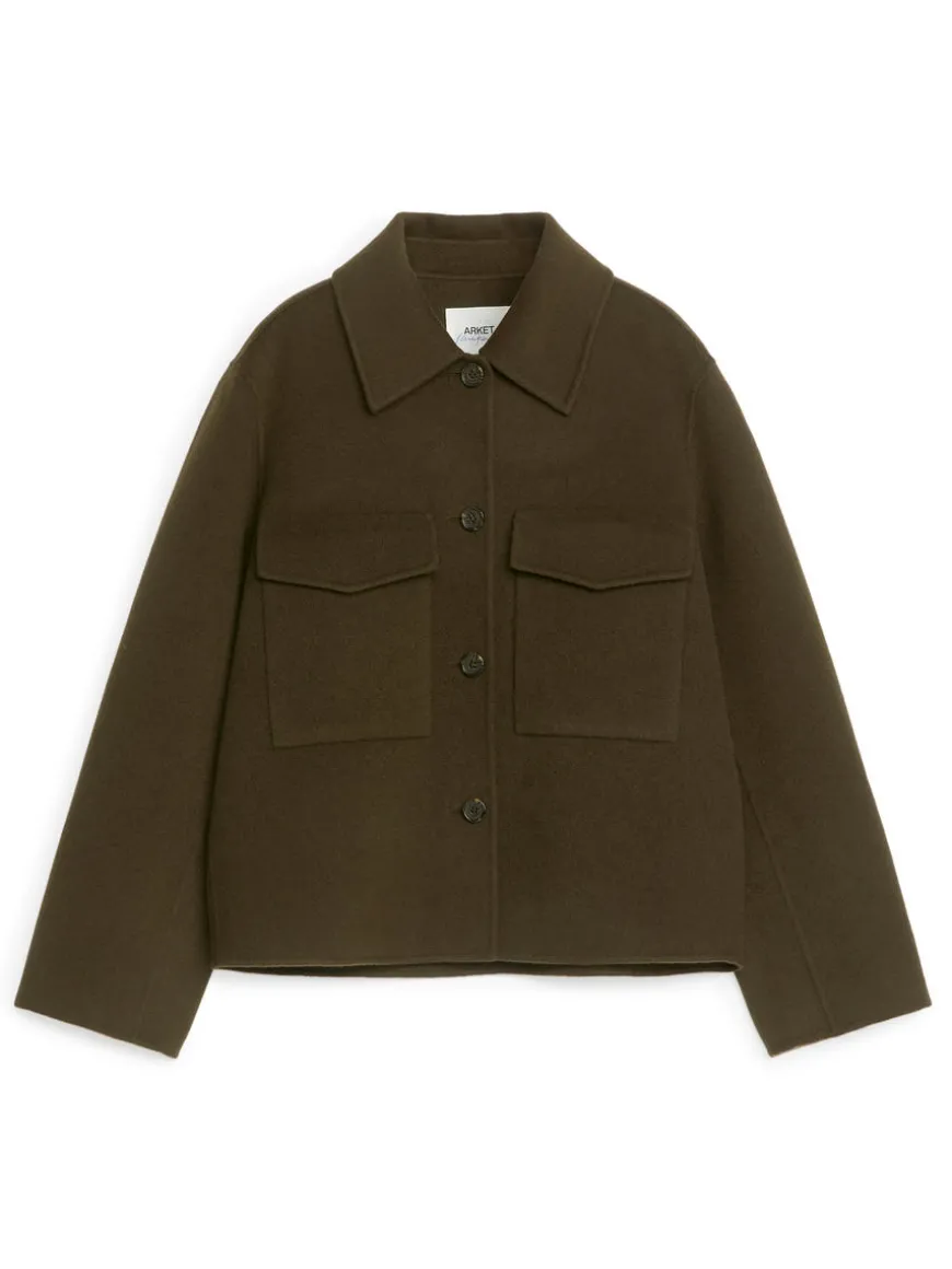 Double-Face Wool Overshirt