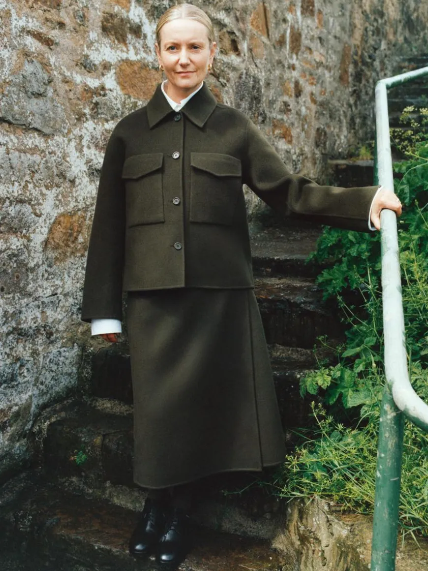 Double-Face Wool Overshirt