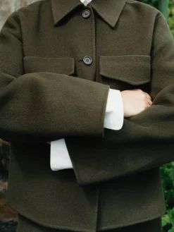 Double-Face Wool Overshirt