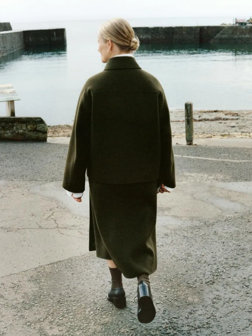 Double-Face Wool Overshirt