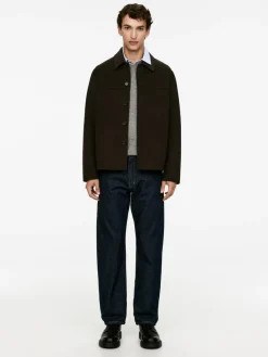 Double-Face Wool-Blend Jacket