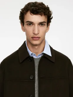 Double-Face Wool-Blend Jacket