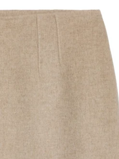 Double-Face Wool-Lyocell Skirt
