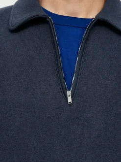Double-Knit Half-Zip Jumper