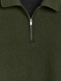 Double-Knit Half-Zip Jumper