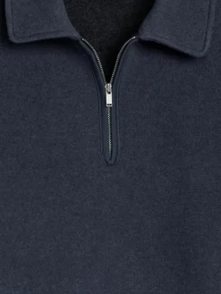 Double-Knit Half-Zip Jumper
