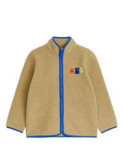 Embroidered Fleece Jacket