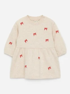 Embroidered Jersey Dress