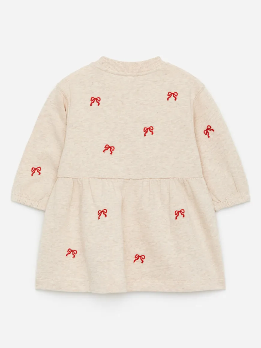 Embroidered Jersey Dress