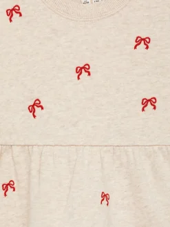 Embroidered Jersey Dress