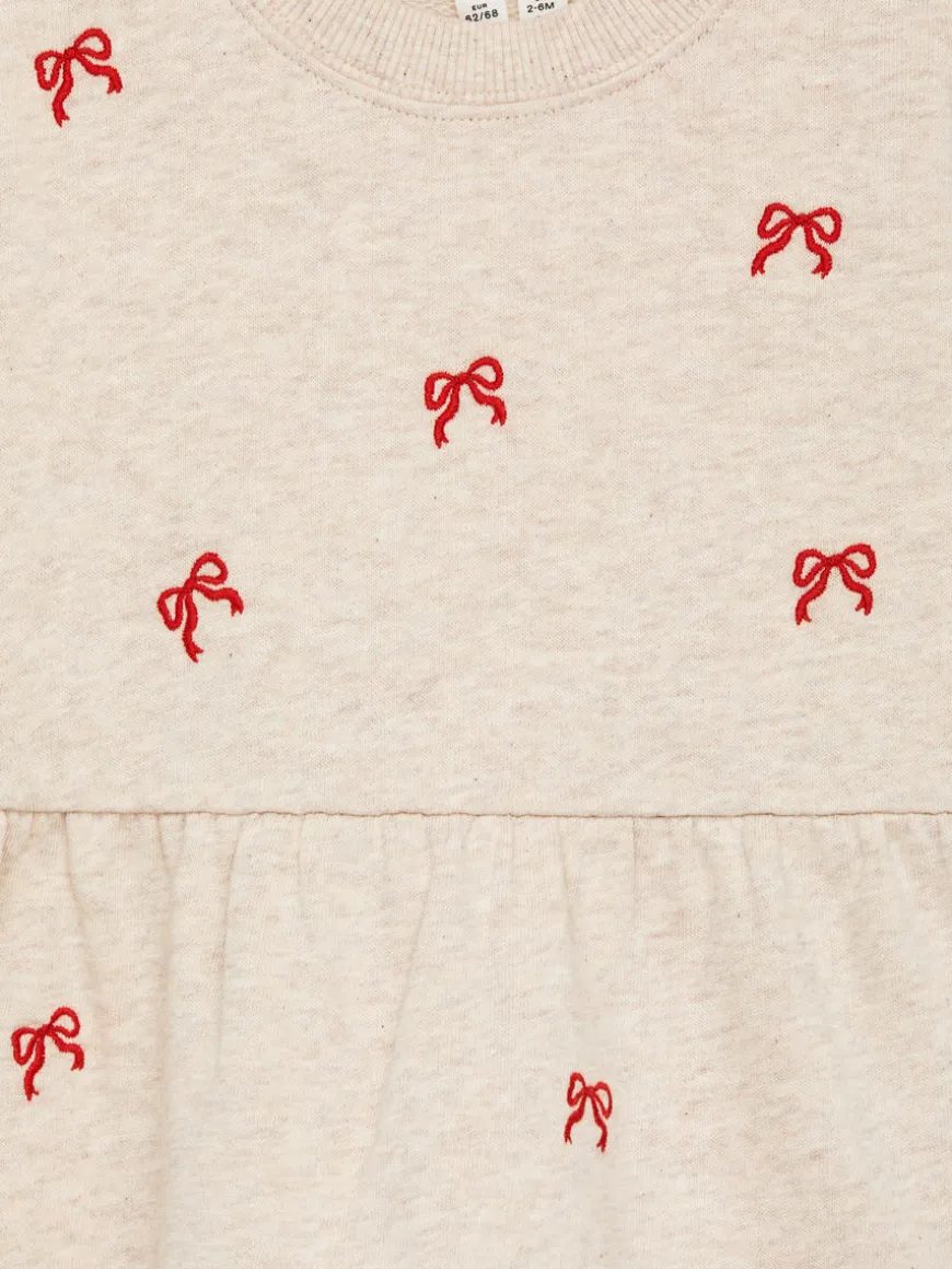 Embroidered Jersey Dress