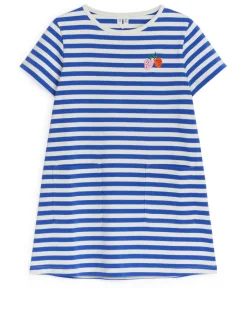 Embroidered T-Shirt Dress