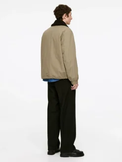 Faux-Fur Collar Jacket