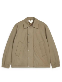 Faux-Fur Collar Jacket