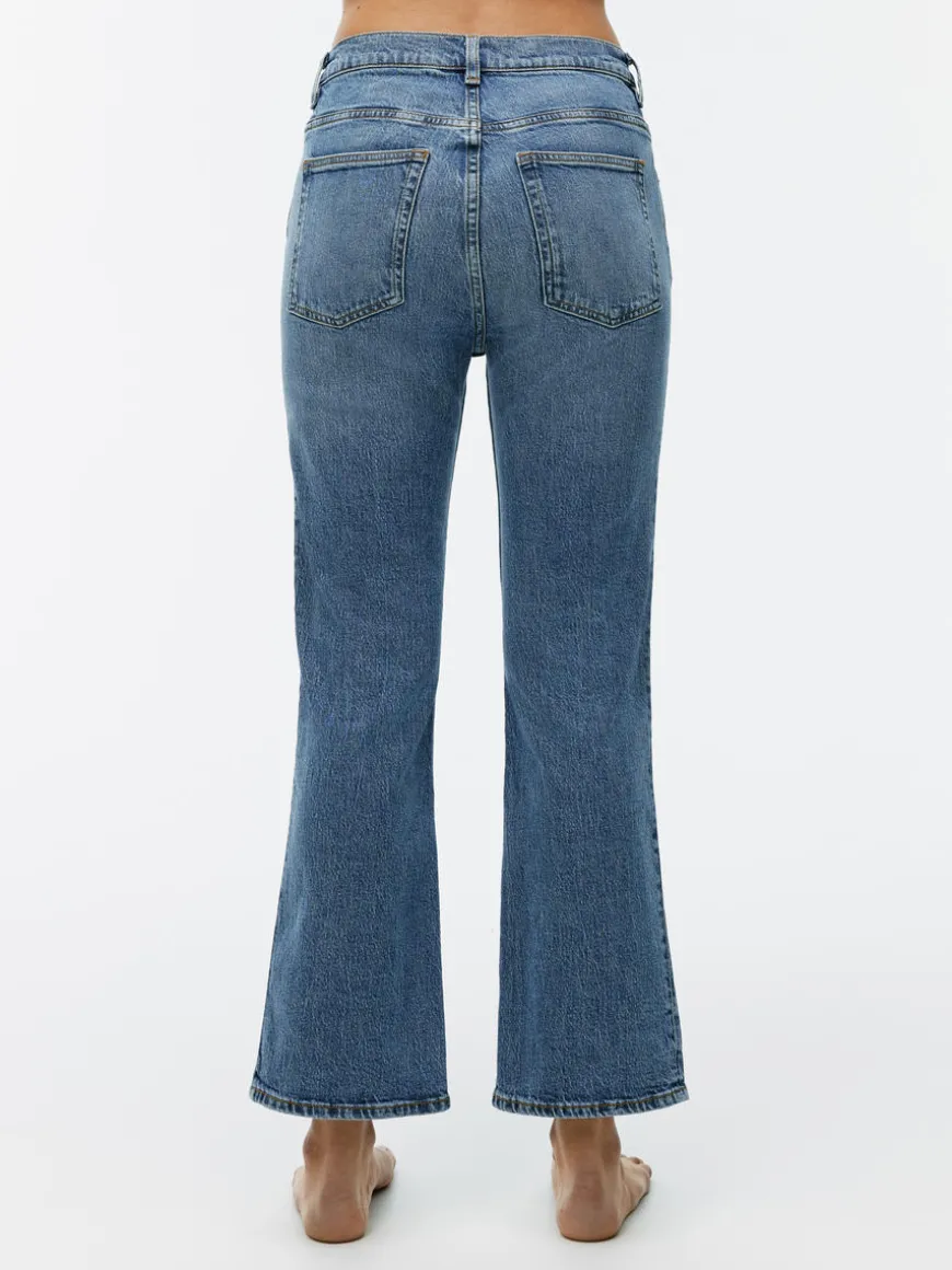 FERN CROPPED Flared Stretch Jeans