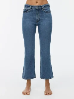 FERN CROPPED Flared Stretch Jeans