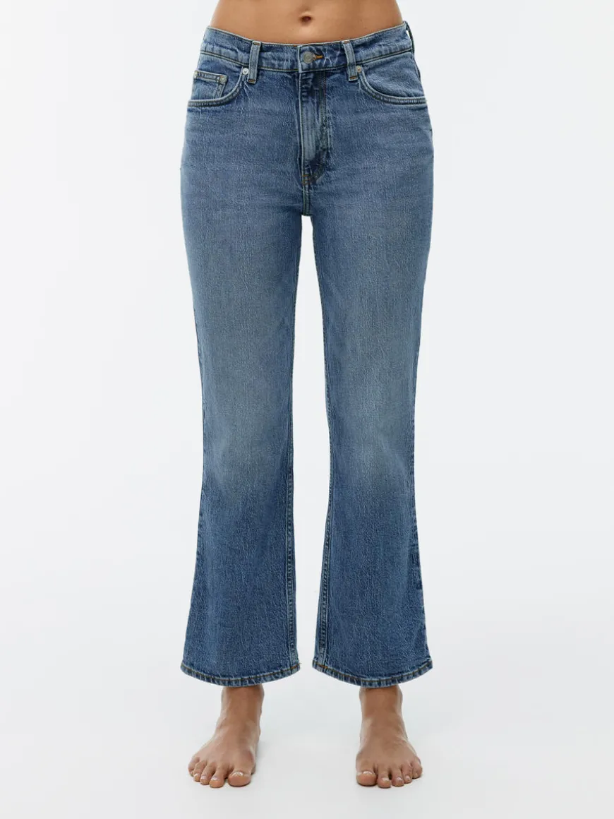 FERN CROPPED Flared Stretch Jeans